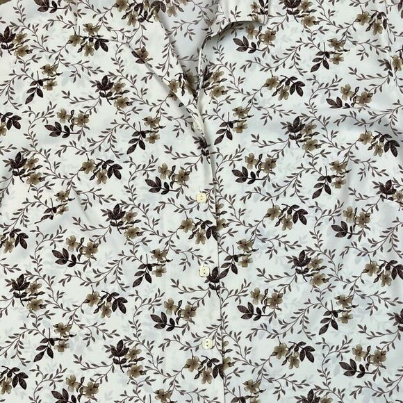 Laura Scott Floral Button Down Blouse 20W - Picture 7 of 8